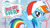 Size: 1280x720 | Tagged: safe, rainbow dash, pegasus, pony, g4, my little pony best gift ever, my little pony: friendship is magic, official, christmas, female, hat, holiday, mare, my little pony logo, netflix, santa hat, snow, solo, tree, winter