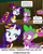 Size: 480x605 | Tagged: safe, artist:gummy el filosofo, edit, edited screencap, editor:enrique zx, editor:gummy el filosofo, screencap, rarity, spike, dragon, pony, unicorn, dragon quest, g4, my little pony: friendship is magic, season 2, apron, blushing, clothes, dialogue, duo, english, female, male, meme, translation, translator:enrique zx