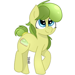 Size: 3000x3000 | Tagged: safe, artist:breebree, oc, oc only, oc:key lime, pony, female, high res, simple background, solo, transparent background