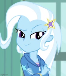 Size: 500x570 | Tagged: safe, screencap, trixie, a little birdie told me, equestria girls, equestria girls series, g4, cropped