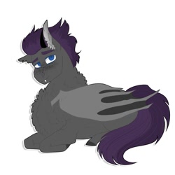 Size: 2000x2000 | Tagged: safe, artist:inisealga, oc, oc only, bat pony, bat pony oc, chest fluff, commission, high res, neck fluff