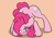 Size: 2388x1668 | Tagged: safe, artist:php156, pinkie pie, earth pony, pony, balloonbutt, bedroom eyes, blushing, both cutie marks, butt, face down ass up, female, jack-o challenge, mare, meme, plot, wingding eyes
