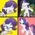 Size: 1300x1300 | Tagged: safe, edit, edited screencap, screencap, mean rarity, rarity, pony, unicorn, bad thing no. 3, friendship is magic, g4, g4.5, my little pony: friendship is magic, my little pony: pony life, the mean 6, angry, antagonist, bipedal, clone, drama, floppy ears, gritted teeth, hotline bling, meme, one eye closed, pursuit, rage, rarirage, simple background, villains of equestria, wink, yellow background