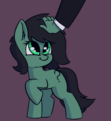 Size: 918x1002 | Tagged: safe, artist:exvius, oc, oc only, oc:anon, oc:filly anon, human, pony, cute, female, filly, head pat, ocbetes, pat, raised hoof, simple background