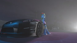 Size: 1920x1080 | Tagged: safe, artist:driftbeat, rainbow dash, equestria girls, g4, 3d, nissan, nissan gt-r, source filmmaker