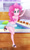 Size: 705x1173 | Tagged: safe, artist:charliexe, pinkie pie, equestria girls, g4, belly button, clothes, cute, diapinkes, feet, female, grin, midriff, sandals, shirt, skirt, smiling, solo, swimming pool