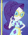 Size: 366x450 | Tagged: safe, screencap, rarity, equestria girls, g4, i'm on a yacht, my little pony equestria girls: better together, animated, clothes, cropped, dress, female, gif, glasses, hand on hip, sexy, solo, sunglasses