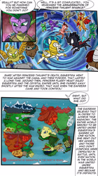 Size: 1280x2285 | Tagged: safe, artist:candyclumsy, spike, comic:revolution of harmony, g4, backstory, equestrian empire, male, older, older spike, world map