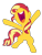 Size: 720x952 | Tagged: safe, edit, edited screencap, screencap, sunset shimmer, pony, unicorn, equestria girls, g4, background removed, bipedal, jumping, mawshot, nose in the air, open mouth, open smile, simple background, smiling, solo, transparent background, uvula, volumetric mouth
