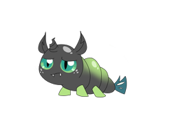 Size: 1024x768 | Tagged: safe, artist:tanookipants, queen chrysalis, changeling, g4, fangs, female, frown, simple background, solo, transparent background, younger