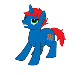 Size: 900x900 | Tagged: safe, artist:persephoneiabases, artist:ry-bluepony1, oc, oc:train track, pony, unicorn, g4, angry, base used, male, mane, show accurate, stallion, tail