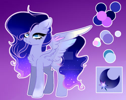 Size: 1024x820 | Tagged: safe, artist:stardustshadowsentry, oc, oc only, pegasus, pony, female, magical lesbian spawn, mare, offspring, parent:princess luna, parent:twilight sparkle, parents:twiluna, reference, solo