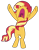 Size: 1170x1518 | Tagged: safe, edit, edited screencap, screencap, sunset shimmer, pony, unicorn, equestria girls, g4, the last roundup, aaugh!, angry, background removed, big no, bipedal, furious, mawshot, nose in the air, not a vector, open mouth, rage, rageset shimmer, screaming, simple background, solo, stop, transparent background, uvula, volumetric mouth