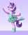 Size: 3277x4096 | Tagged: safe, artist:confetticakez, starlight glimmer, pony, unicorn, g4, ballerina, ballet, bipedal, clothes, cute, dancing, dress, eyes closed, glimmerbetes, glimmerina, open mouth, open smile, smiling, solo, standing, standing on one leg, tutu