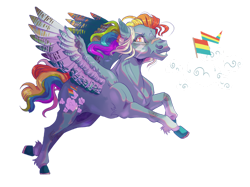Size: 1280x957 | Tagged: safe, artist:creepy-dodger, rainbow dash, pony, g4, female, mare, redesign, simple background, solo, transparent background