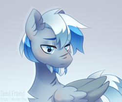 Size: 3184x2652 | Tagged: safe, artist:dedfriend, oc, oc only, pegasus, pony, high res, solo