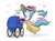 Size: 1056x774 | Tagged: safe, artist:banebuster, princess celestia, twilight sparkle, alicorn, pony, unicorn, series:tiny tia, g4, baby, baby carriage, baby pony, babylight sparkle, babysitting, blushing, clothes, cute, cutelestia, daaaaaaaaaaaw, dress, duo, duo female, eyebrows, eyebrows visible through hair, eyes closed, female, filly, filly twilight sparkle, floating heart, flying, foalsitting, hat, heart, momlestia, open mouth, simple background, spread wings, twiabetes, unicorn twilight, white background, wings, younger