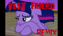 Size: 1280x720 | Tagged: safe, edit, edited screencap, screencap, twilight sparkle, g4, once upon a zeppelin, main theme, music, remix, sad, sound, sound only, spoilers for another series, webm