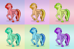 Size: 1200x800 | Tagged: safe, artist:foxenawolf, oc, oc only, oc:spotlight (goldfur), alicorn, pony, fanfic:off the mark, fanfic art, hooves, male, mane, offspring, parent:oc:mark wells, parent:trixie, parents:canon x oc, parents:markxie, solo, tail, unshorn fetlocks