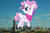 Size: 3008x2000 | Tagged: safe, artist:cirillaq, artist:thegiantponyfan, raspberry latte, pony, unicorn, g4, chicago, female, giant pony, giant unicorn, giantess, high res, highrise ponies, illinois, irl, macro, mare, mega giant, photo, ponies in real life