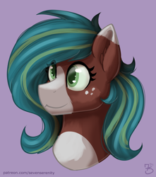 Size: 5166x5832 | Tagged: safe, artist:sevenserenity, oc, unnamed oc, earth pony, pony, bust, cute, detailed, painted, portrait, solo