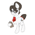 Size: 1500x1500 | Tagged: safe, artist:huffylime, writing desk, earth pony, pony, g4 mega collab, g4, clothes, female, mare, simple background, solo, transparent background