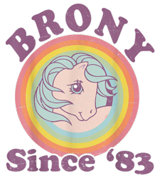 Size: 900x1000 | Tagged: safe, firefly, pegasus, pony, g1, official, 1983, anachronism, brony, circle, design, female, mare, merchandise, shirt design, simple background, solo, start of ponies, text, transparent background, welcome to the herd
