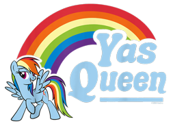 Size: 900x650 | Tagged: safe, rainbow dash, pegasus, pony, g4, official, design, female, mare, merchandise, rainbow, shirt design, simple background, solo, text, transparent background
