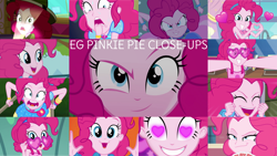 Size: 1280x721 | Tagged: safe, edit, edited screencap, editor:quoterific, screencap, pinkie pie, accountibilibuddies, coinky-dink world, eqg summertime shorts, equestria girls, equestria girls series, g4, i'm on a yacht, my little pony equestria girls, my little pony equestria girls: friendship games, my little pony equestria girls: legend of everfree, my little pony equestria girls: rainbow rocks, pinkie spy (short), spring breakdown, sunset's backstage pass!, the canterlot movie club, the craft of cookies, spoiler:eqg series (season 2), accountibilibuddies: pinkie pie, close-up, clothes, collage, cute, cutie mark, cutie mark on clothes, diapinkes, eyes closed, female, geode of sugar bombs, glasses, heart, heart eyes, heart shaped glasses, helping twilight win the crown, magical geodes, music festival outfit, open mouth, smiling, solo, sunglasses, wingding eyes