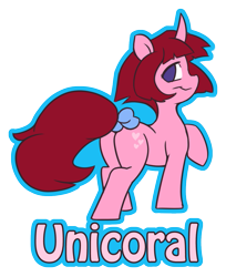 Size: 875x1070 | Tagged: safe, artist:afkregen, oc, oc only, pony, unicorn, bow, butt, digital art, female, horn, looking back, mare, plot, rear view, simple background, solo, tail, tail bow, thighs, transparent background