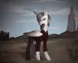 Size: 2078x1693 | Tagged: safe, oc, oc:light knight, pegasus, pony, control, gun, handgun, mouth hold, pistol, rule 63, solo