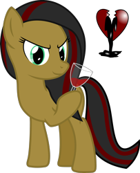 Size: 2381x2927 | Tagged: safe, artist:cranberry-tofu, oc, oc only, oc:alice ink, earth pony, pony, female, high res, mare, simple background, solo, transparent background, vector