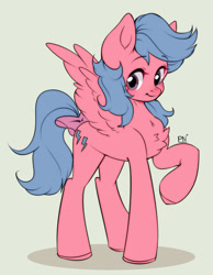 Size: 1280x1648 | Tagged: safe, artist:pledus, firefly, pegasus, pony, g1, bow, solo, tail bow