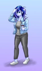 Size: 1300x2200 | Tagged: safe, artist:zachc, princess luna, vice principal luna, equestria girls, g4, clothes, female, gradient background, solo