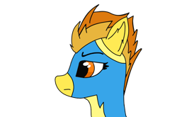 Size: 1000x660 | Tagged: safe, alternate version, artist:mh148, spitfire, pegasus, pony, g4, clothes, simple background, solo, transparent background, uniform, wonderbolts uniform