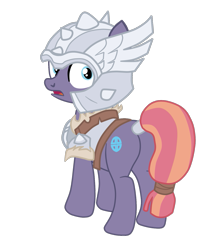 Size: 1223x1548 | Tagged: safe, artist:gmaplay, sun cross, earth pony, pony, g4, butt, female, guardsmare, helmet, looking back, mare, mighty helm, plot, royal guard, simple background, solo, transparent background