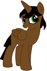 Size: 644x974 | Tagged: safe, oc, oc only, oc:alicia, alicorn, pony, alicorn oc, horn, simple background, solo, transparent background, wings