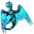 Size: 3514x3508 | Tagged: safe, artist:oneiria-fylakas, oc, oc only, oc:astrum, pegasus, pony, crystallized, high res, male, solo, stallion, two toned wings, wings