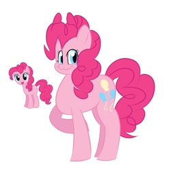 Size: 640x640 | Tagged: safe, artist:scribbleymewzaque, part of a set, pinkie pie, earth pony, pony, g4, female, mare, simple background, solo, white background