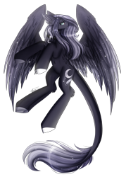 Size: 2073x2893 | Tagged: safe, artist:inspiredpixels, oc, oc only, pegasus, pony, choker, colored hooves, high res, leonine tail, simple background, solo, spread wings, transparent background, wings