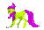 Size: 132x91 | Tagged: safe, artist:inspiredpixels, oc, oc only, pony, animated, curved horn, gif, horn, pixel art, simple background, solo, transparent background