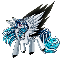 Size: 218x211 | Tagged: safe, artist:inspiredpixels, oc, oc only, oc:marie pixel, pegasus, pony, animated, blinking, colored hooves, female, gif, mare, pixel art, simple background, solo, spread wings, transparent background, two toned wings, wings
