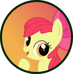 Size: 3000x3007 | Tagged: safe, artist:mlp-scribbles, apple bloom, earth pony, pony, g4, button, female, filly, high res, solo