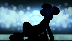 Size: 2246x1263 | Tagged: safe, artist:hitsuji, twilight sparkle, pony, unicorn, g4, airplanes (song), female, glass, hair bun, reflection, silhouette, solo