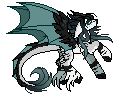 Size: 119x100 | Tagged: safe, artist:inspiredpixels, oc, oc only, pony, animated, gif, pixel art, raised hoof, simple background, solo, spread wings, transparent background, wings