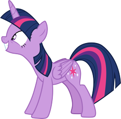 Size: 3043x3000 | Tagged: safe, artist:cloudy glow, twilight sparkle, alicorn, pony, g4, shadow play, .ai available, cute, excited, female, grin, high res, mare, simple background, smiling, solo, transparent background, twiabetes, twilight sparkle (alicorn), vector
