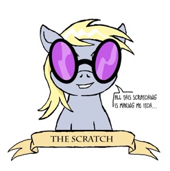 Size: 795x803 | Tagged: safe, artist:owlor, derpy hooves, pony, from the desk of mayor mare, g4, glasses, solo, vinyl's glasses