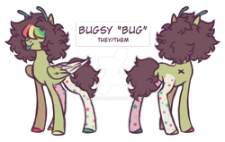 Size: 900x567 | Tagged: safe, artist:lynesssan, oc, oc only, oc:bugsy, pegasus, pony, simple background, solo, transparent background