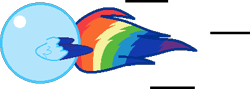 Size: 403x143 | Tagged: safe, artist:mega-poneo, oc, oc:windy daybreak, pegasus, pony, ball, crossover, female, interspecies offspring, mare, motion lines, offspring, parent:rainbow dash, parent:sonic the hedgehog, rolling, solo, spin dash, spread wings, wings