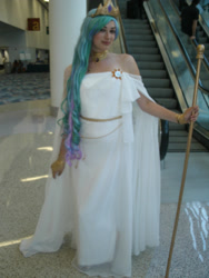 Size: 2121x2828 | Tagged: safe, artist:arp-photography, artist:cessatia, princess celestia, human, g4, 2012, am2, clothes, cosplay, costume, high res, irl, irl human, photo